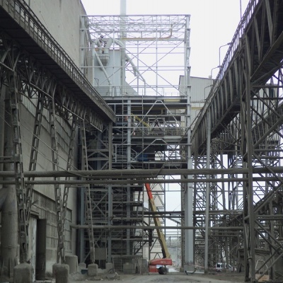 Przebudowa układu transportu klinkieru w budynku Przemiałowni Cementu - Cementownia Warta